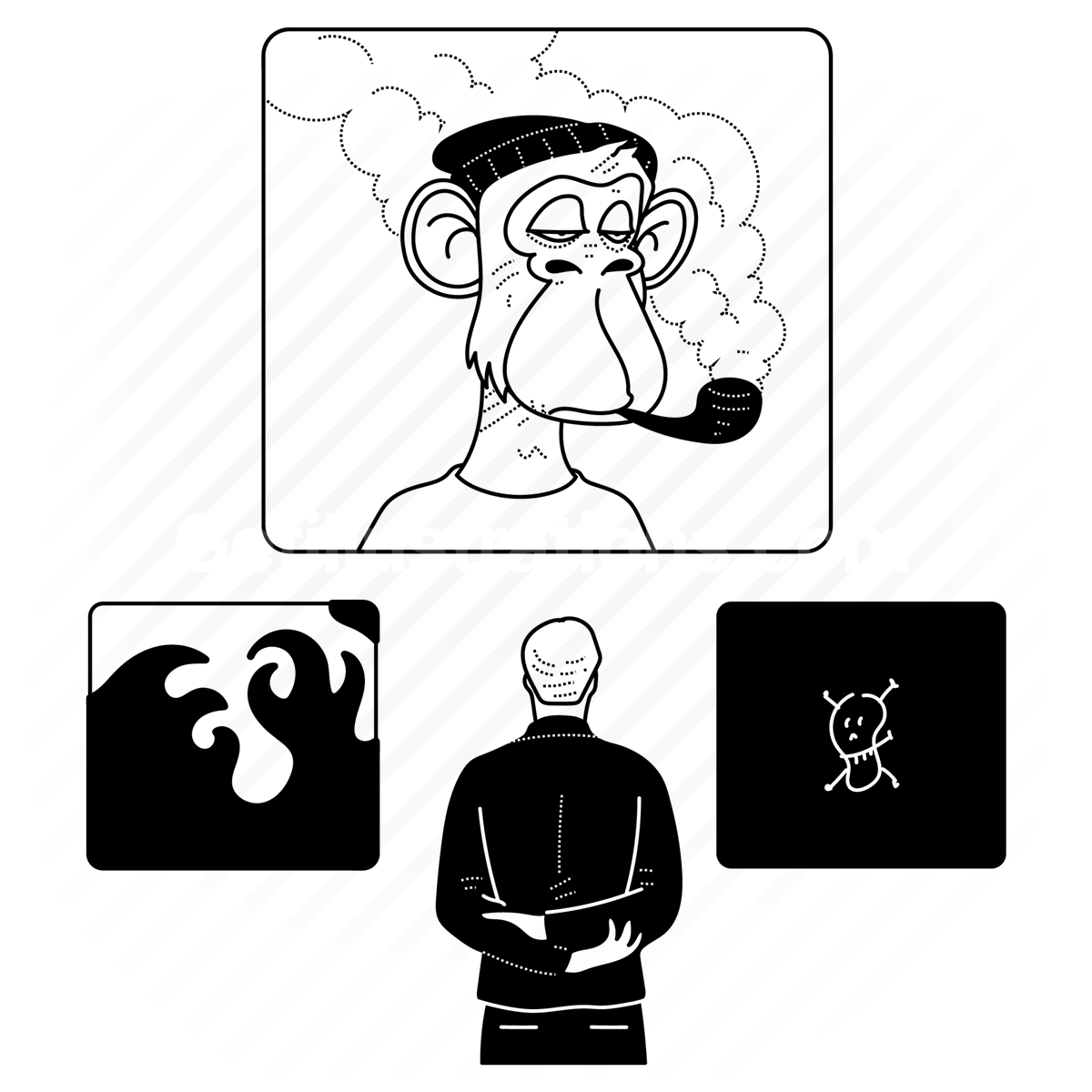 picture, photo, image, nft, bored monkey, bayc, monkey, ape, blockchain